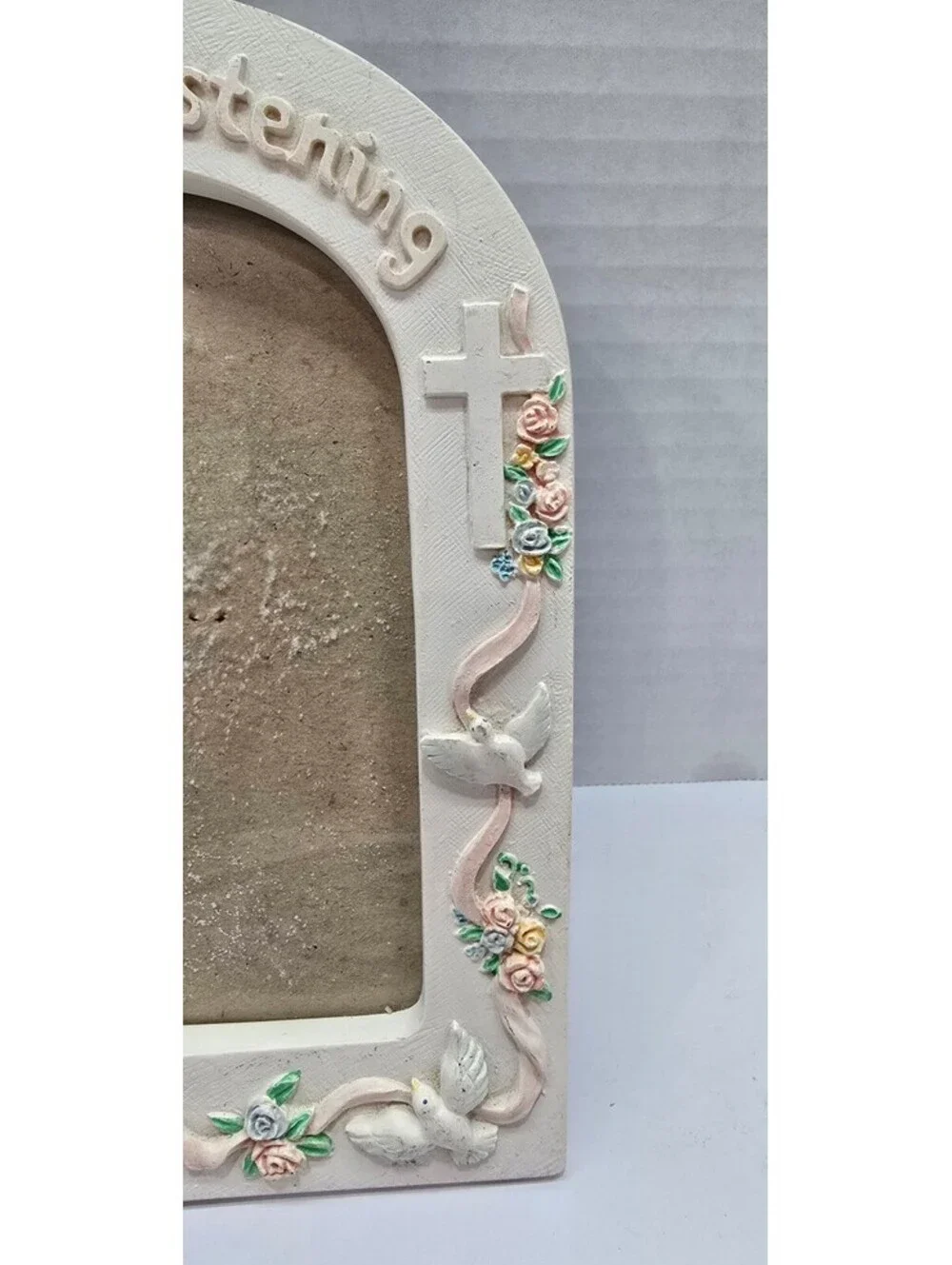 Russ Baby's Christening Decorative Photo Frame